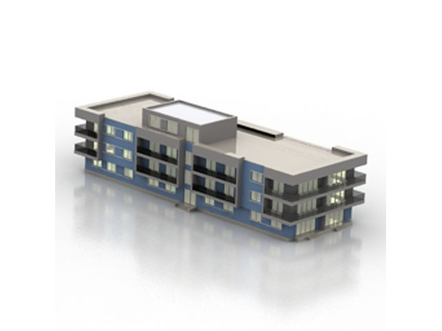 Free Building N 3D model_2_2_1 For Architecture 3Ds Max Model Download